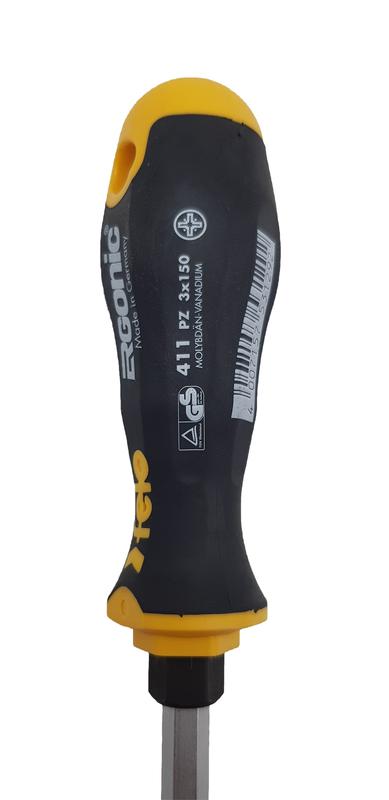  Отвертка крестовая с шестигранным лезвием Ergonic PZ 3х150 FELO 41130540 фото в каталоге от BTSprom.by