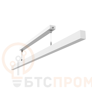 Светильник светодиодный Qubo-line 1510х30х40 30Вт 3000К подвесной рассеив. опал RAL9003 бел. муар VARTON V1-R0-00127-30000-4003030 фото в каталоге от BTSprom.by  Светильник светодиодный Qubo-line 1510х30х40 30Вт 3000К подвесной рассеив. опал RAL9003 бел. муар VARTON V1-R0-00127-30000-4003030 фото в каталоге от BTSprom.by