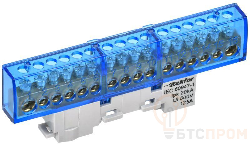 Шина нулевая N неизол. на универс. держ. 8х12-16-С TEKFOR IEK TF-NN20-16-DL-K07 фото в каталоге от BTSprom.by  Шина нулевая N неизол. на универс. держ. 8х12-16-С TEKFOR IEK TF-NN20-16-DL-K07 фото в каталоге от BTSprom.by