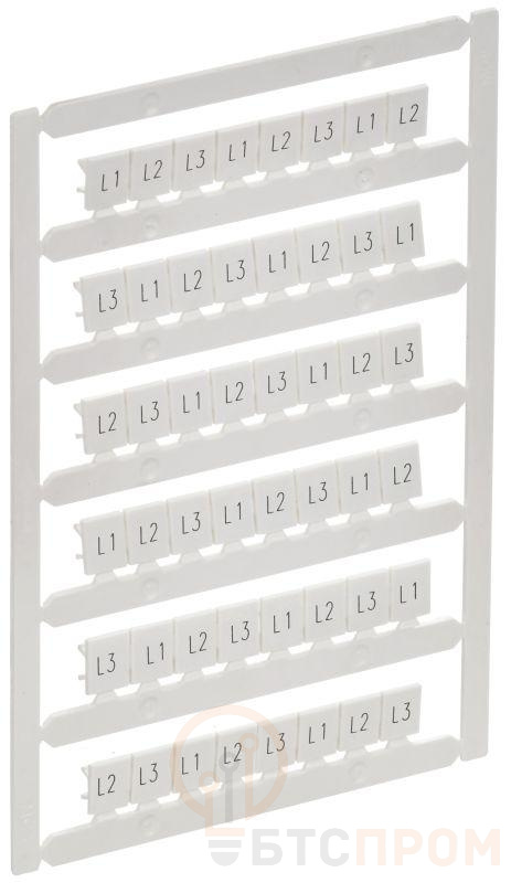 Маркер для CTS 6кв.мм/CP 10кв.мм "L1; L2; L3" ARMAFIX IEK AF-CT10D-M-006-22 фото в каталоге от BTSprom.by  Маркер для CTS 6кв.мм/CP 10кв.мм "L1; L2; L3" ARMAFIX IEK AF-CT10D-M-006-22 фото в каталоге от BTSprom.by