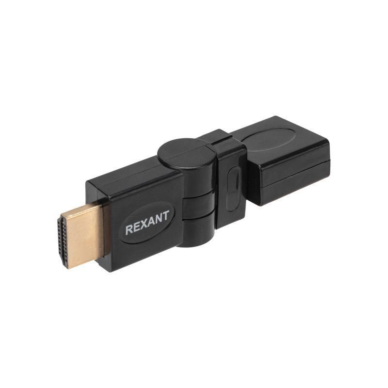 переходник штекер hdmi - гнездо hdmi поворотный rexant 17-6813 от BTSprom.by