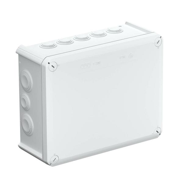 коробка распределительная 240х190х95мм ip66 t250 9хm25 7хm32 свет. сер. obo 2007109 от BTSprom.by