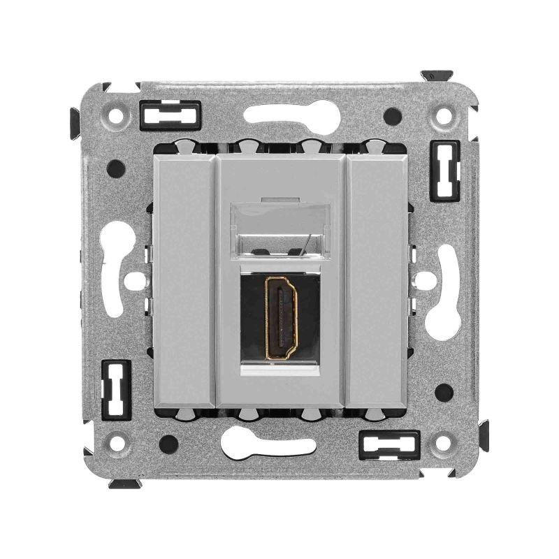 розетка hdmi 1-м сп avanti "закаленная сталь" тип а-а dkc 4404253 от BTSprom.by розетка hdmi 1-м сп avanti "закаленная сталь" тип а-а dkc 4404253 от BTSprom.by