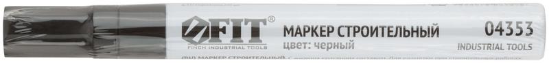  Маркер строительный с жидким красящим составом алюм. корпус черн. FIT 04353 фото в каталоге от BTSprom.by