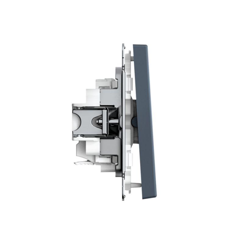  Выключатель кнопочный 1-кл. ArtGallery быстрозажим. клем. механизм грифель SE GAL000715S фото в каталоге от BTSprom.by