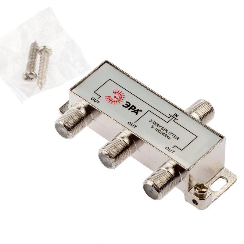 делитель tv d-f-02 3 ответвления под f разъем 5-1000мгц эра б0048318 от BTSprom.by