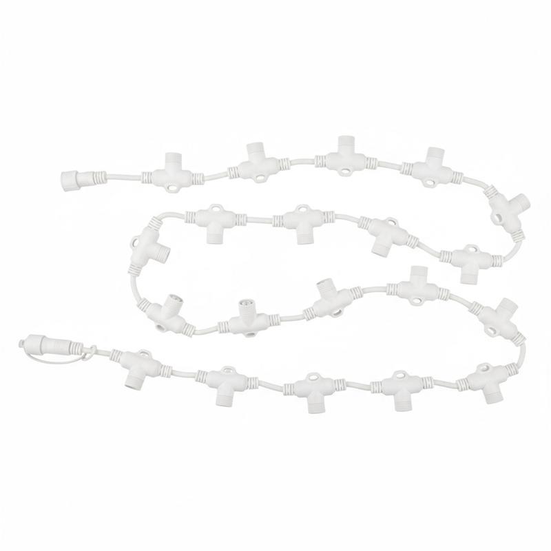 провод-шина для гирлянд ucx-f90 t20/2m/wh серии f90pro 2м 20 т-коннекторов шаг 10см статика/мерцание ip67 бел. uniel ul-00013216 от BTSprom.by