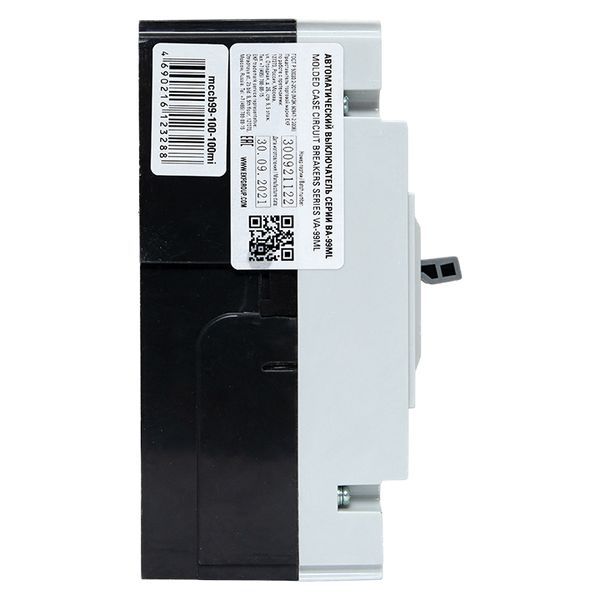  Выключатель автоматический 3п 100/100А 18кА ВА-99МL Basic EKF mccb99-100-100mi фото в каталоге от BTSprom.by