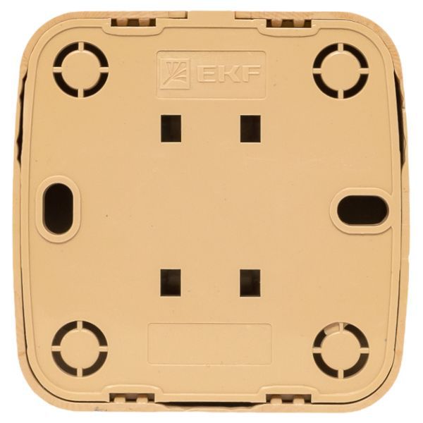  Розетка телевизионная TV 1-м ОП Минск 5-862МГц 75Ом свет. дерево EKF EGA00-027-30 фото в каталоге от BTSprom.by