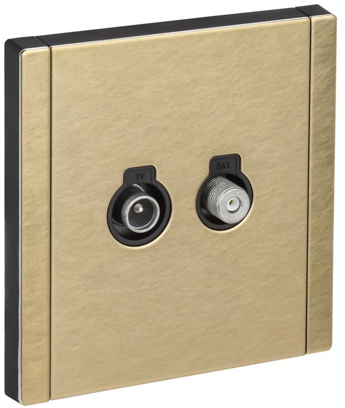 розетка tv+sat 2вых. forte&piano fp638m шампань iek fp-af20-o-m-k37 от BTSprom.by