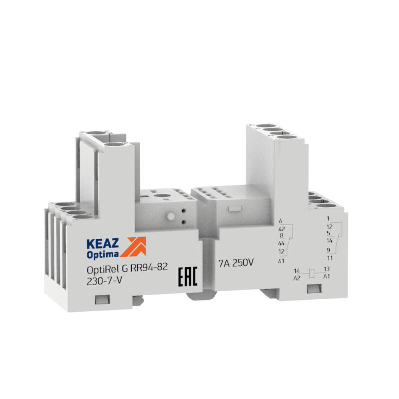 розетка для реле optirel g rr94-82-230-7-v кэаз 281172 от BTSprom.by