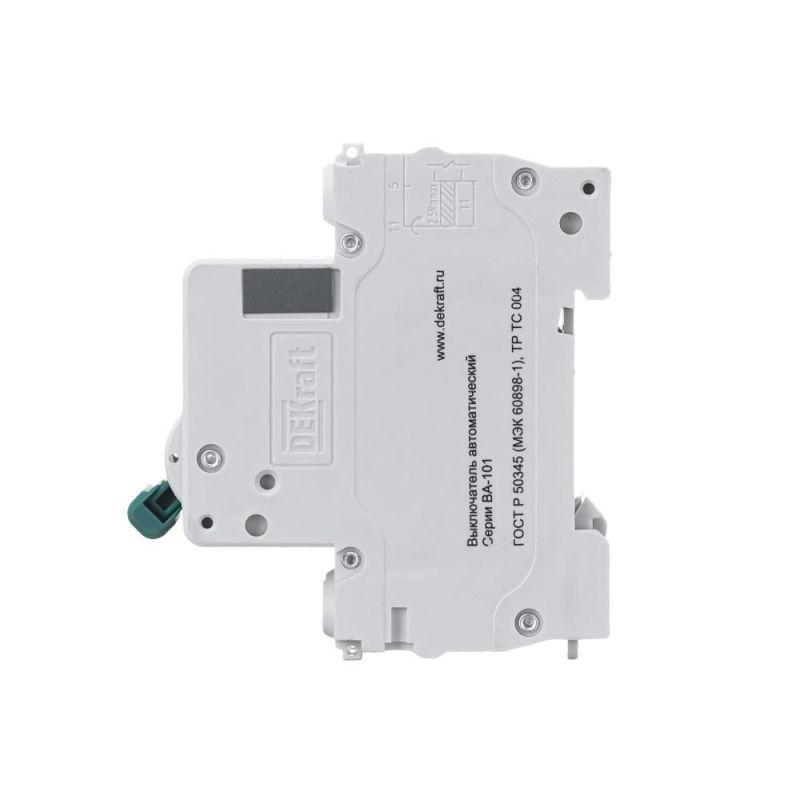  Выключатель автоматический модульный 2п C 10А 4.5кА ВА-101 DEKraft 11065DEK фото в каталоге от BTSprom.by