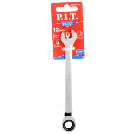 ключ комбинированный с храповым механизмом advance 12мм 40crv 90 зубцов nicr p.i.t. hrcw01-0012 от BTSprom.by