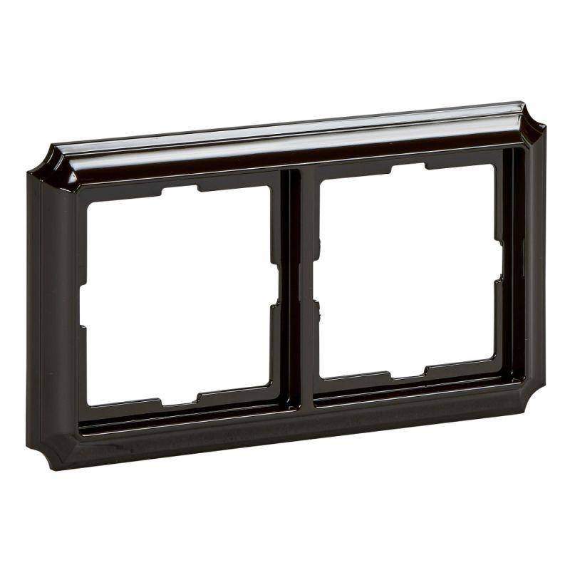 рамка 2-м merten антик пластик. корич. sche mtn4020-4715 от BTSprom.by