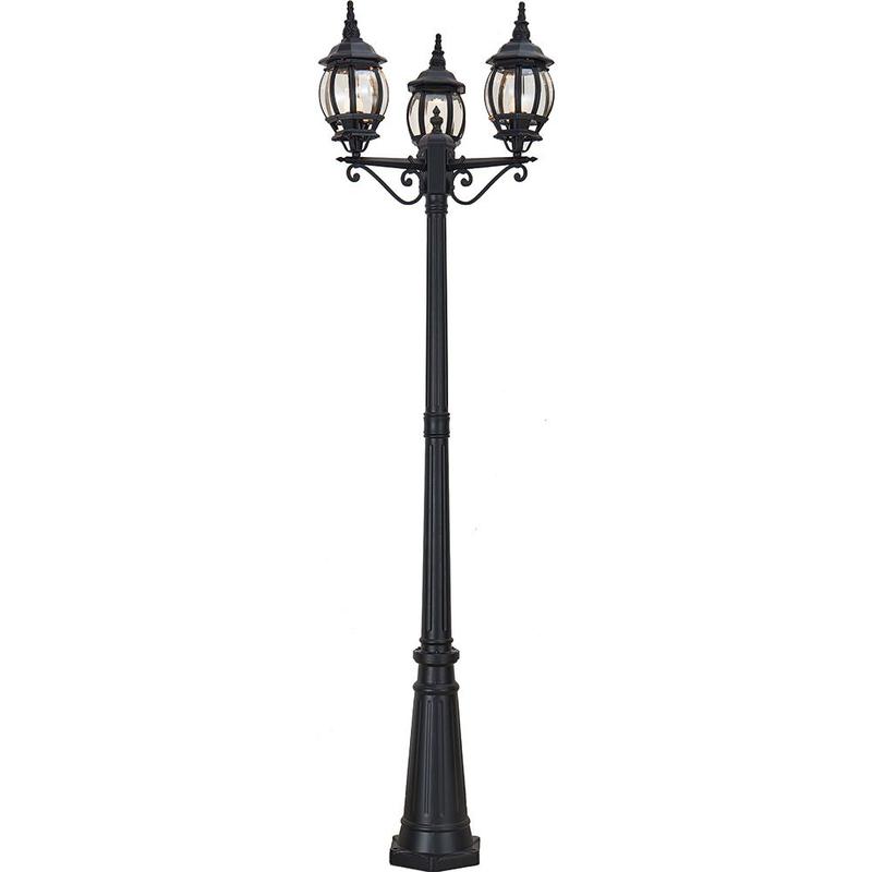 светильник 8115/pl8115 3х100вт e27 230в садово-парковый черн. feron 11214 от BTSprom.by