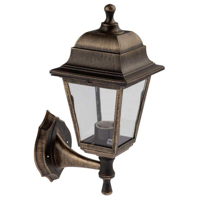 светильник садово-парковый "леда" нбу 04-60-001 настенный четырехгран. бронза эра б0048112 от BTSprom.by