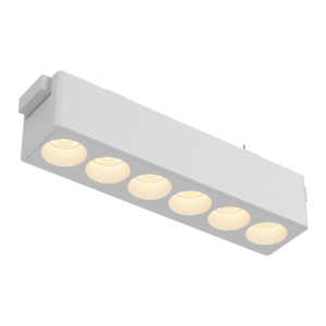 светильник светодиодный comfort l122 для магнитной системы galakti 122х26х24 6вт 4000к 24град. cri>90 трековый линейный бел. varton v1-r0-00158-91l10-2000640 от BTSprom.by