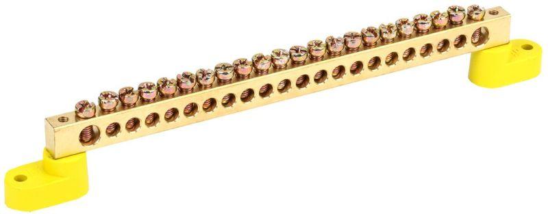 шина pe "земля" шни-8х12-22-у2-ж на двух угловых изоляторах iek ynn10-812-22c2-k05 от BTSprom.by шина pe "земля" шни-8х12-22-у2-ж на двух угловых изоляторах iek ynn10-812-22c2-k05 от BTSprom.by