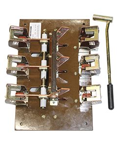 переключатель пб-34 п у3 400а 380в гетинаксовое основание правая боковая рукоятка ip00 с дугогасительными камерами электротехник et520972 от BTSprom.by