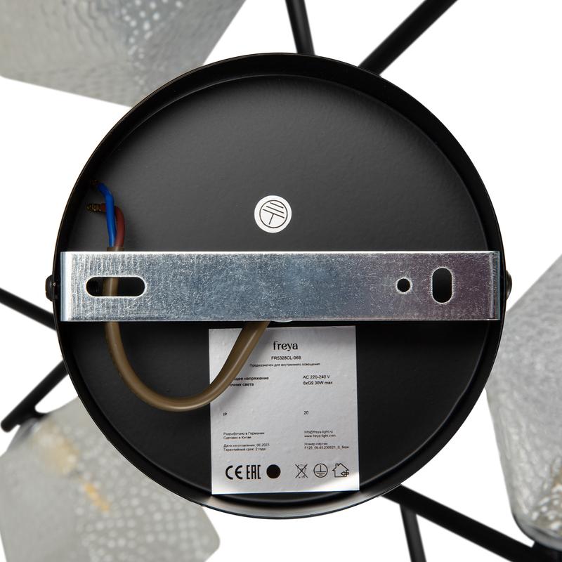  Светильник Floristic 30Вт G9х6 IP20 потолочн. Freya FR5328CL-06B фото в каталоге от BTSprom.by