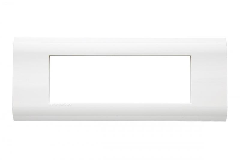 рамка французский стандарт 6 модулей 45х22 5мм бел. eurolan 16m-00-06wt от BTSprom.by