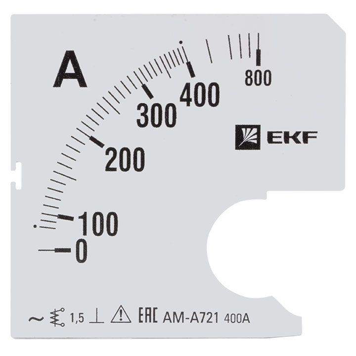 шкала сменная для a721 400/5а-1.5 proxima ekf s-a721-400 от BTSprom.by