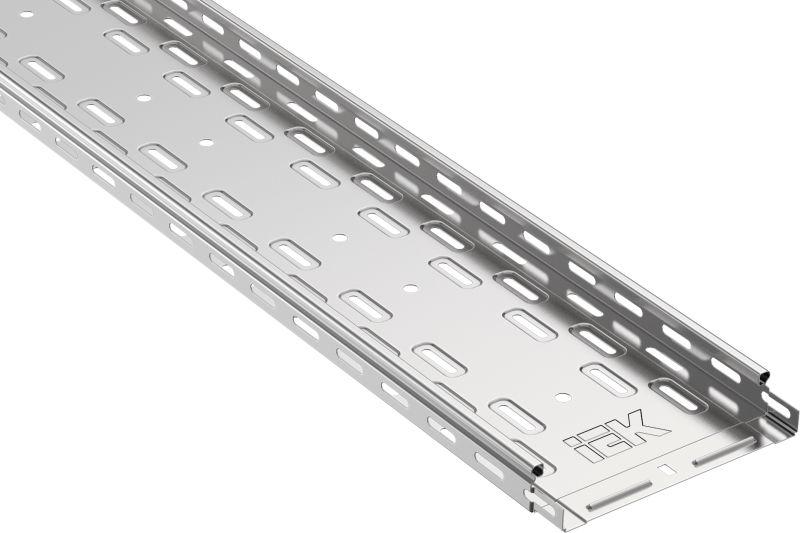 Лоток листовой перфорир. 300х35 L3000 сталь 0.8мм IEK CLP10-035-300-080-3 от BTSprom.by