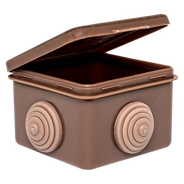  Коробка распаячная КМР-030-036 пылевлагозащ. 65х65х50 4 мембранных ввода темн. дерево PROxima EKF plc-kmr2-030-036-t фото в каталоге от BTSprom.by