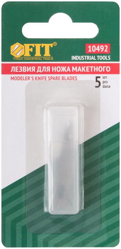  Лезвие для ножамакетного набор 6мм скошенное (уп.5шт) FIT 10492 фото в каталоге от BTSprom.by