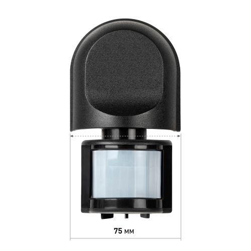  Датчик движения инфракрасн. настен. MD 04 1200Вт 180град. IP44 черн. Эра Б0067001 фото в каталоге от BTSprom.by