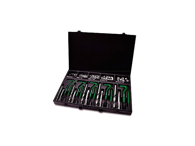 набор для восстановления резьбы 130шт (m5,m6,m8,m10, (toptul) jgad130a от BTSprom.by