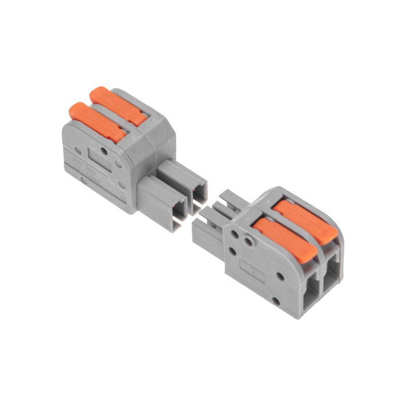  Клемма проходная разъемная СМК 222-422R 2п 0.2-2.5/4кв.мм сер. (блист.5шт) Rexant 07-5262-5 фото в каталоге от BTSprom.by