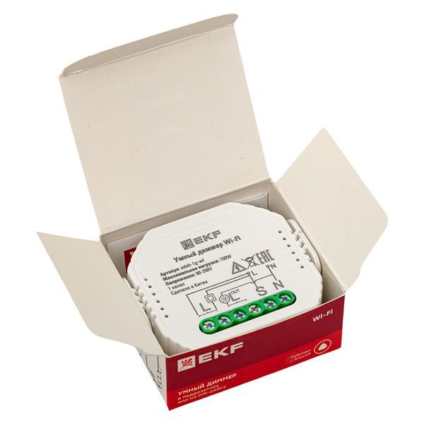  Диммер в подрозетник 1-канальный Умный Wi-Fi Connect EKF sdsh-1g-wf фото в каталоге от BTSprom.by