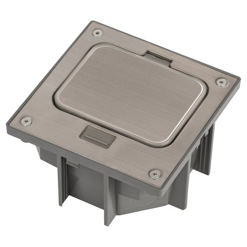  Люк 18-6001-03 IP66 в бетон с розеткой защелка сер. Эра Б0063266 фото в каталоге от BTSprom.by