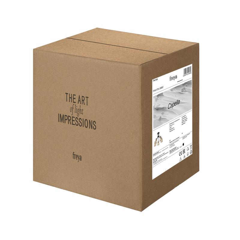  Люстра Capella 60Вт E27х5 IP20 Freya FR4017PL-05BBZ фото в каталоге от BTSprom.by