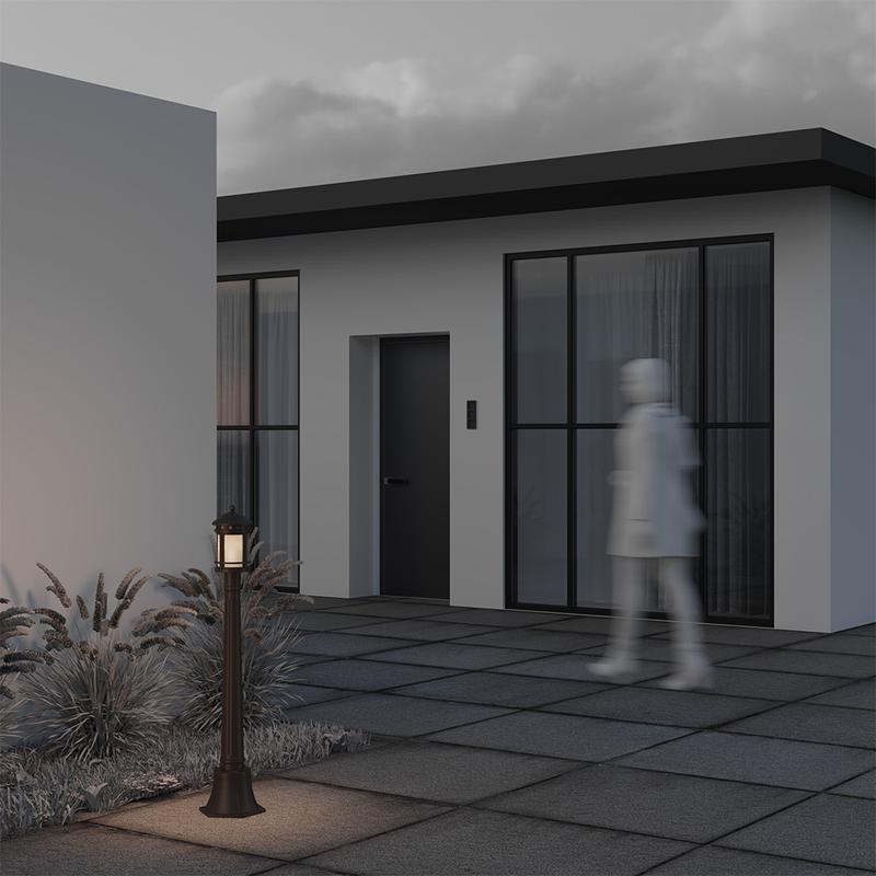  Светильник Salamanca 1х60Вт E27 IP44 ландшафтный Maytoni O031FL-01BR фото в каталоге от BTSprom.by