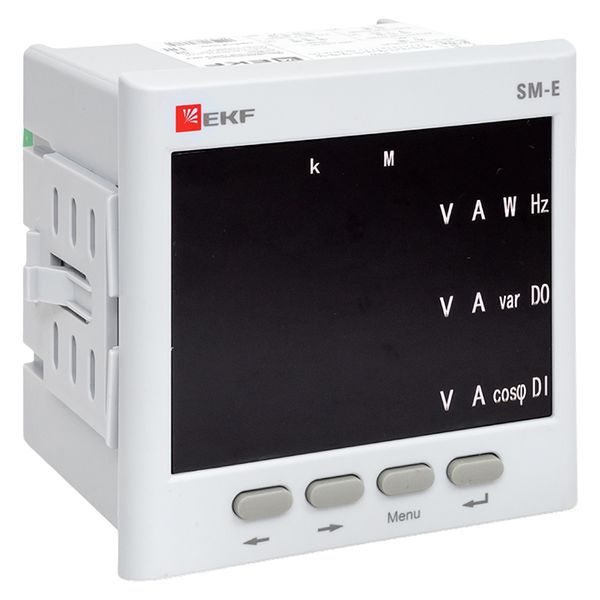 прибор измерительный многофункциональный sm-е с реле на панель 96х96 (квадратный вырез) (без поверки) ekf sm-963er от BTSprom.by