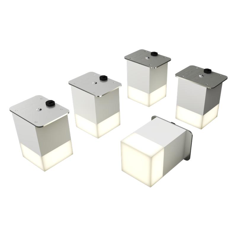 светильник светодиодный rve-lbx-lumo20-plaza5010-5-gr квадрат грильято 5шт 40х40х60мм 12вт встраиваемый 4000к бел. rvelektro rve00003240 от BTSprom.by
