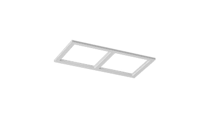 рамка двойная для серии combo 3 квадратная бел. swg pro 00-00004194 от BTSprom.by