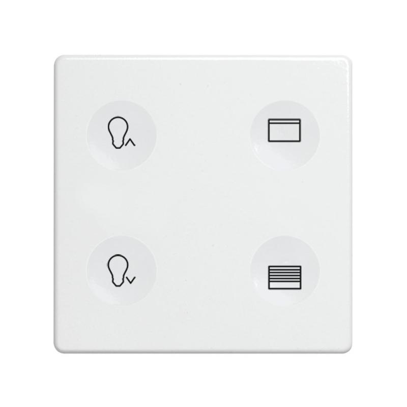 выключатель сенсорный 4-кл. сп simon 82 sense ip20 с тематич. маркир. т3 бел. simon 8000645-030 от BTSprom.by