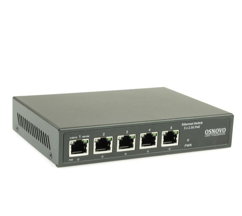коммутатор poe 2.5g sw-5d-1(60вт) ethernet на 5 rj45 портов osnovo 14344 от BTSprom.by