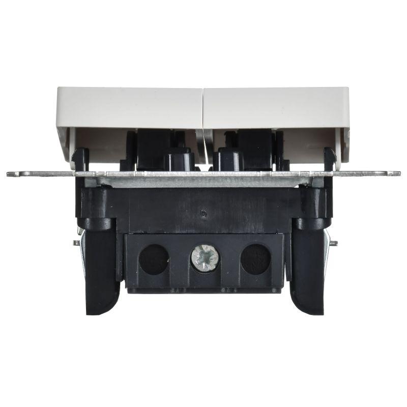  Выключатель жалюзи СП BRITE ВС10-1-5-БрАБ 10А механизм арктич. бел. IEK BR-V15-0-10-K91 фото в каталоге от BTSprom.by