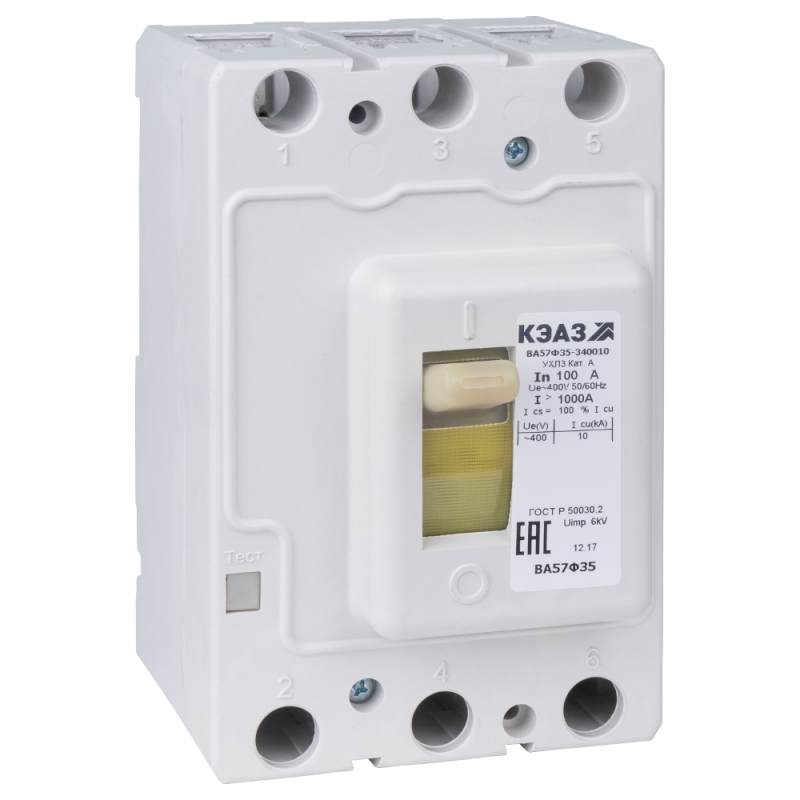 выключатель автоматический 3п 31.5а 315im 10ка ва57ф35-340010 ухл3 400в ac кэаз 151418 от BTSprom.by