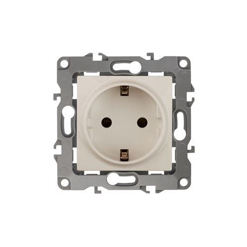 розетка 1-м сп эра12 12-2001-02 16а ip20 16ax 250в 2p+e schuko без монтаж. лапок механизм сл. кость эра б0014682 от BTSprom.by
