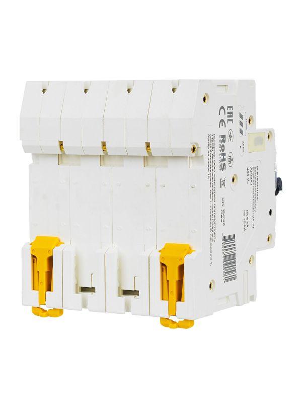  Выключатель автоматический модульный 4п D 25А M06N ARMAT IEK AR-M06N-4-D025 фото в каталоге от BTSprom.by