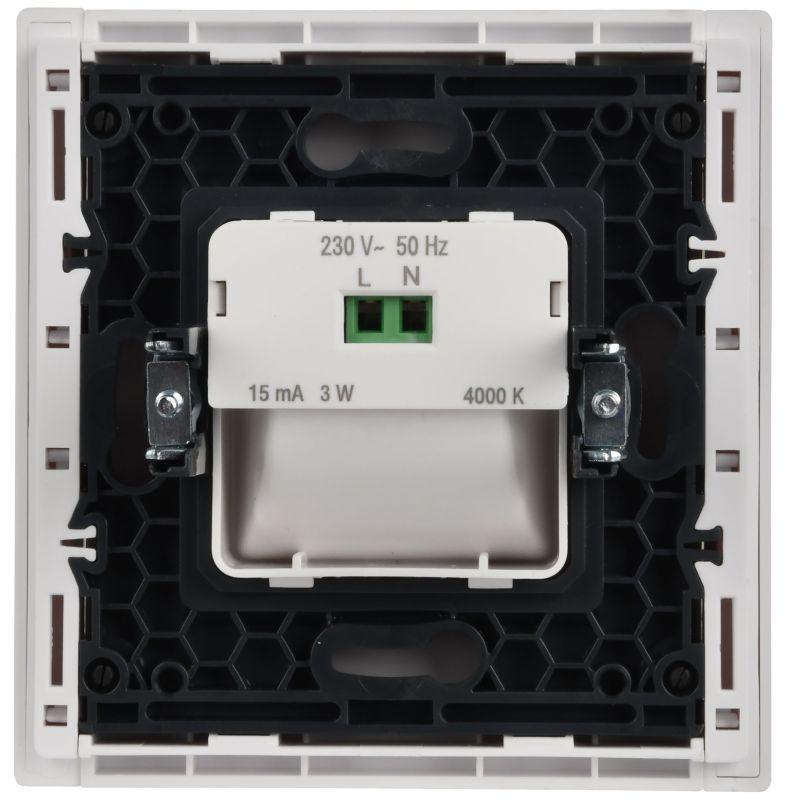  Подсветка светодиодная FORTE&PIANO встраив. FP257 бел. IEK FP-FL20-K01 фото в каталоге от BTSprom.by