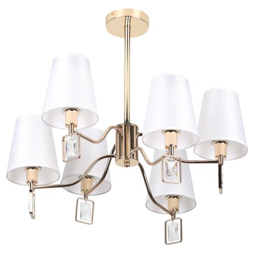  Люстра Cristal 2095-306 6хЕ14 40Вт классика Rivoli Б0062113 фото в каталоге от BTSprom.by