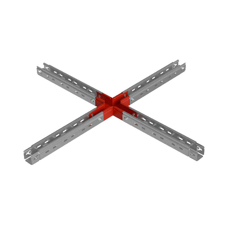 Разветвитель для лотка Х-образ. 50х50мм "ПЛЮС" КМ PL18641 фото в каталоге от BTSprom.by