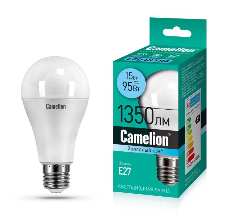 лампа светодиодная ledrb/15-a65/840/e27 15вт 220в led-m a60 4000к е27 camelion 15072 от BTSprom.by