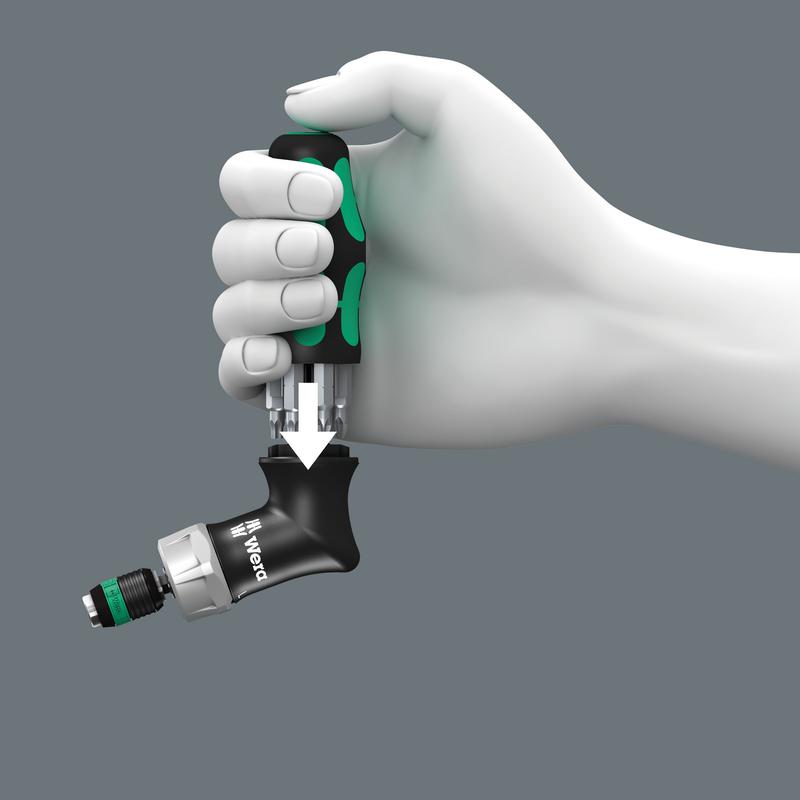  Набор бит с пистолетообразной отверткой-битодержателем с трещоткой Kraftform Kompakt Pistol RA 7 предметов Wera WE-051030 фото в каталоге от BTSprom.by